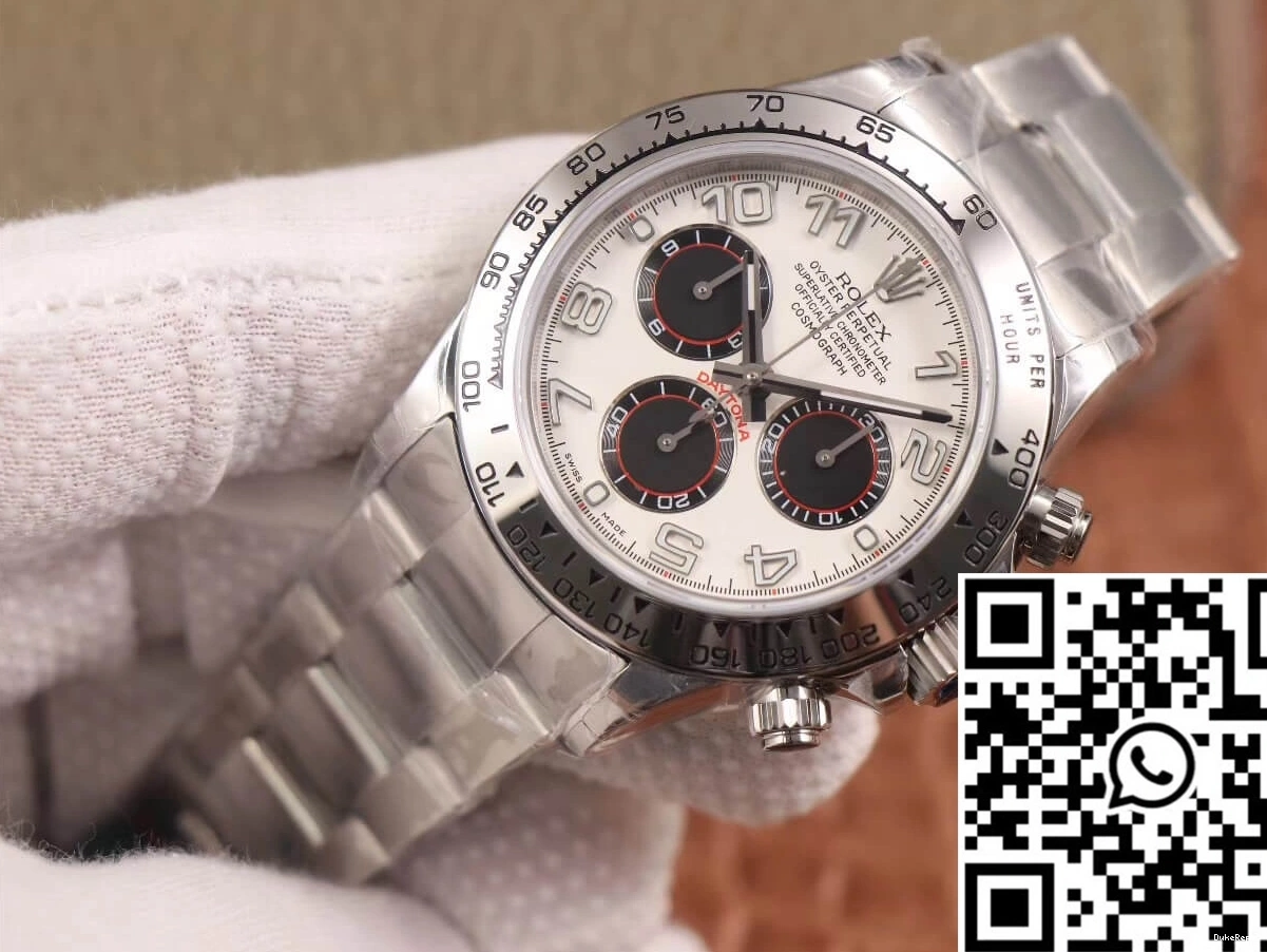 116509 Dial White Rolex Daytona Cosmograph Factory JH 0126